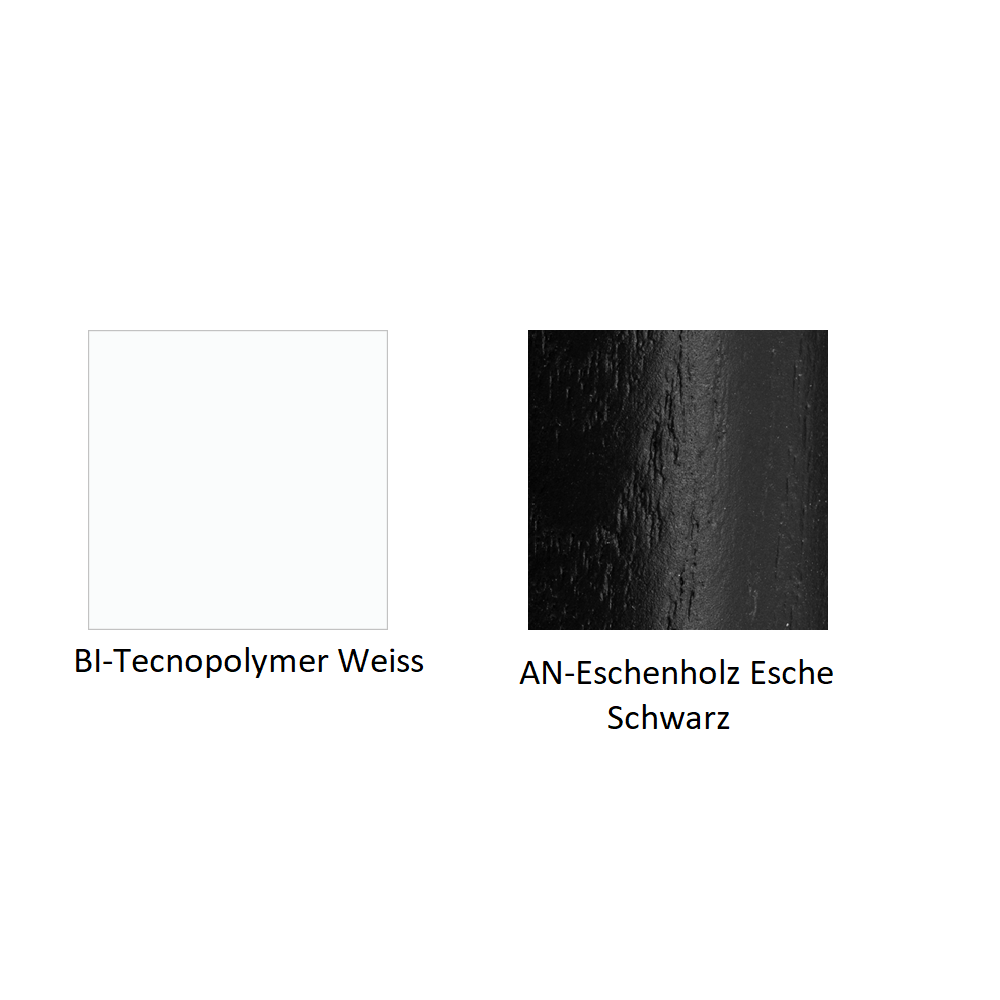 Pedrali Gliss 904 Stuhl-BI-Tecnopolymer Weiss-AN-Eschenholz Esche Schwarz