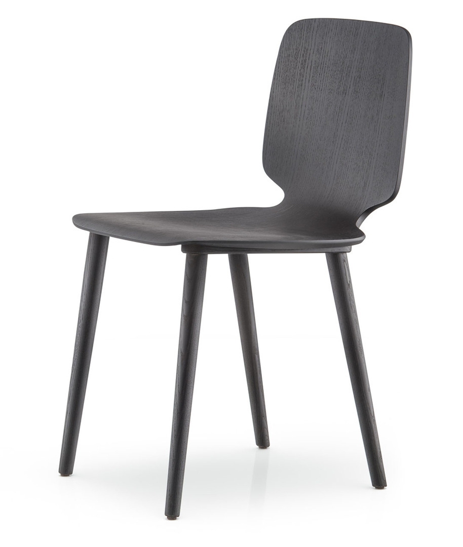 Pedrali Babila 2700 Stuhl-AN-Eschenholz Schwarz