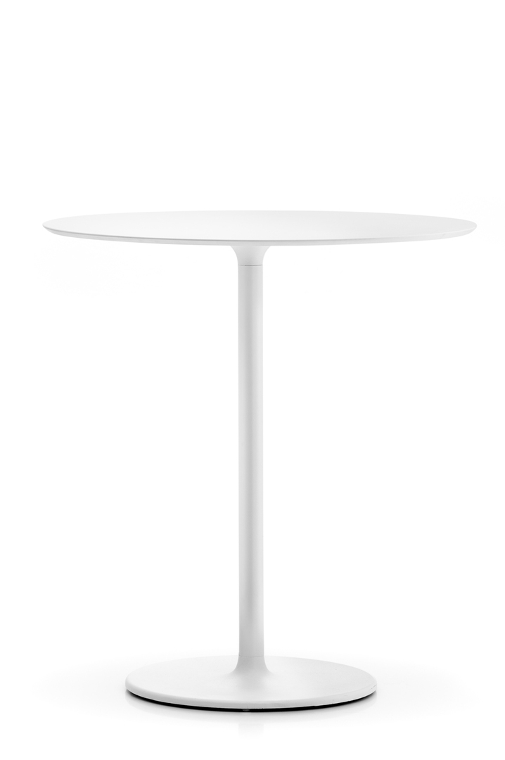 Pedrali Stylus 5402 Tisch Rund-74 cm-BI200-Gusseisen Weiss