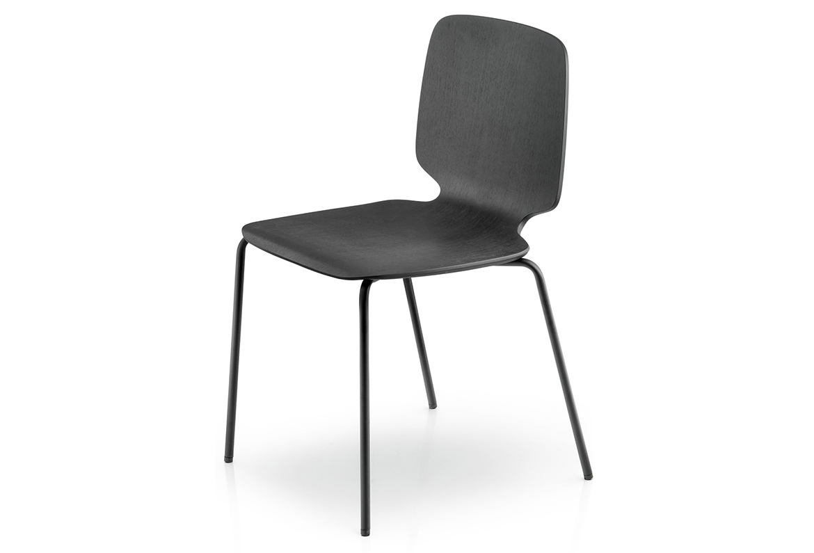 Pedrali Babila 2710 Stuhl-AN-Eschenholz Schwarz