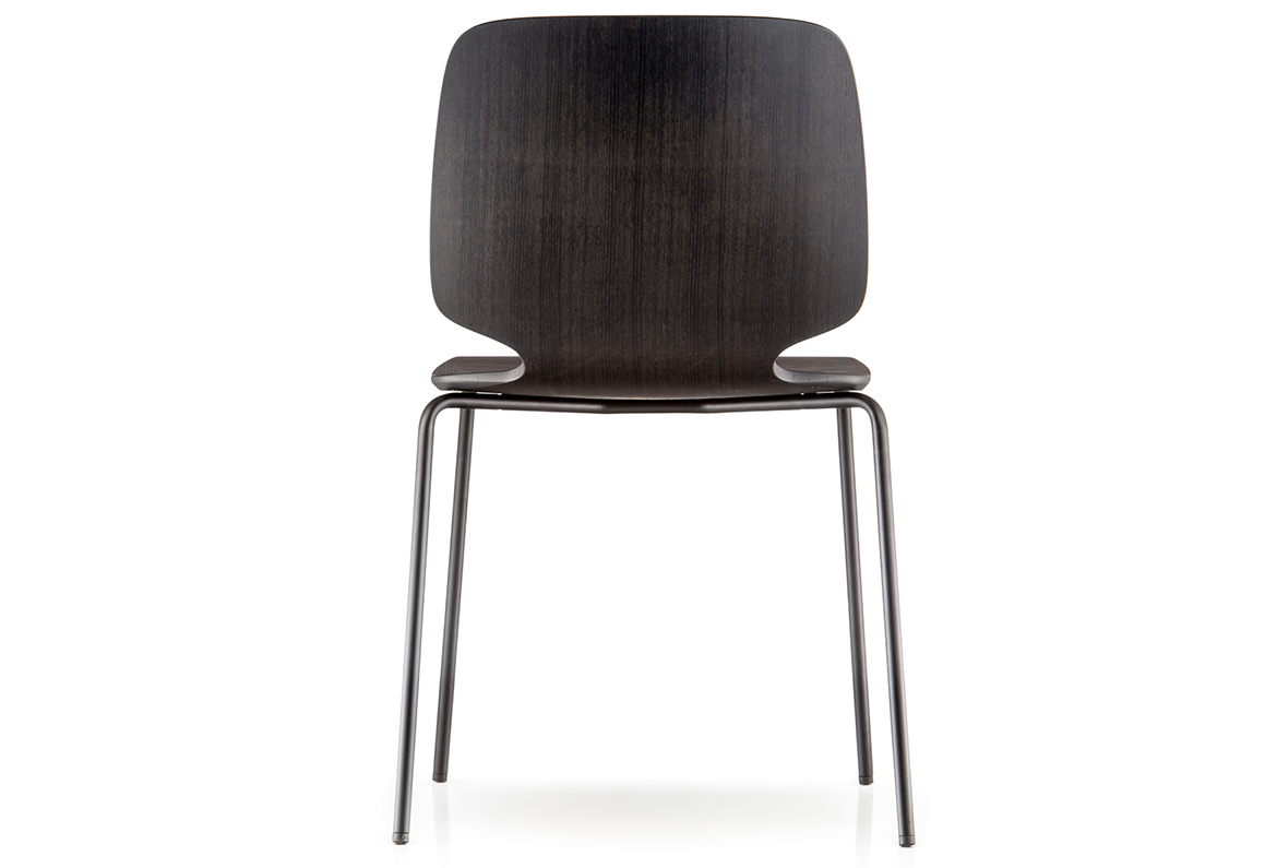 Pedrali Babila 2710 Stuhl-AN-Eschenholz Schwarz