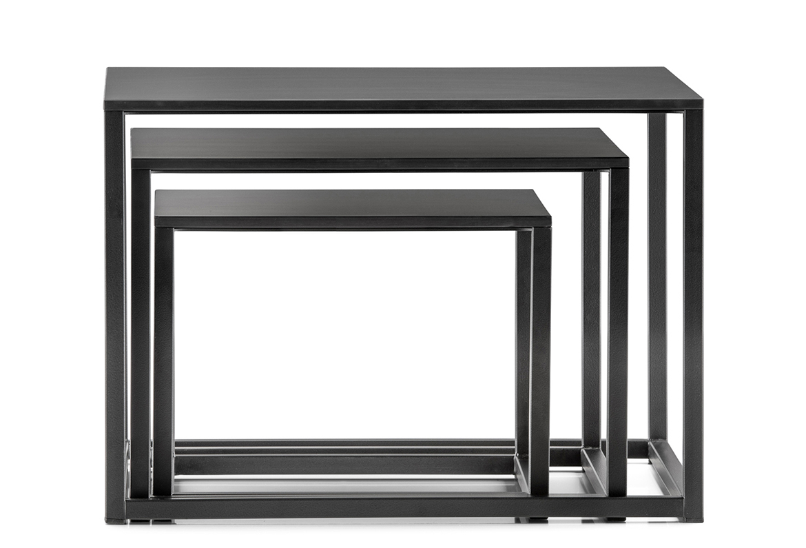 Pedrali Code Couchtisch -FNP_NE-Fenixplatte Schwarz