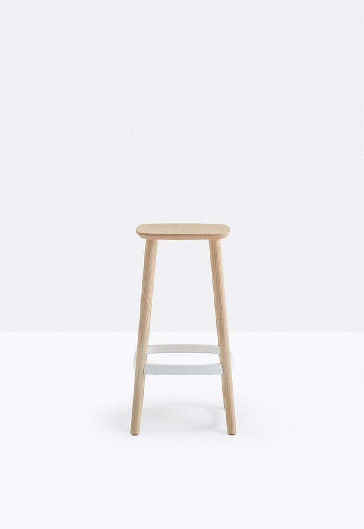 Pedrali Babila 2702 Barhocker-FR-Eschenholz Esche-Weiss