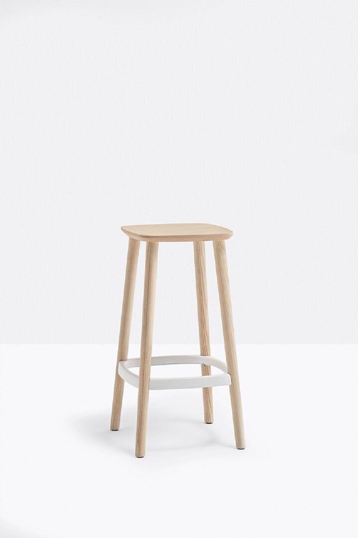 Pedrali Babila 2702 Barhocker-FR-Eschenholz Esche-Weiss
