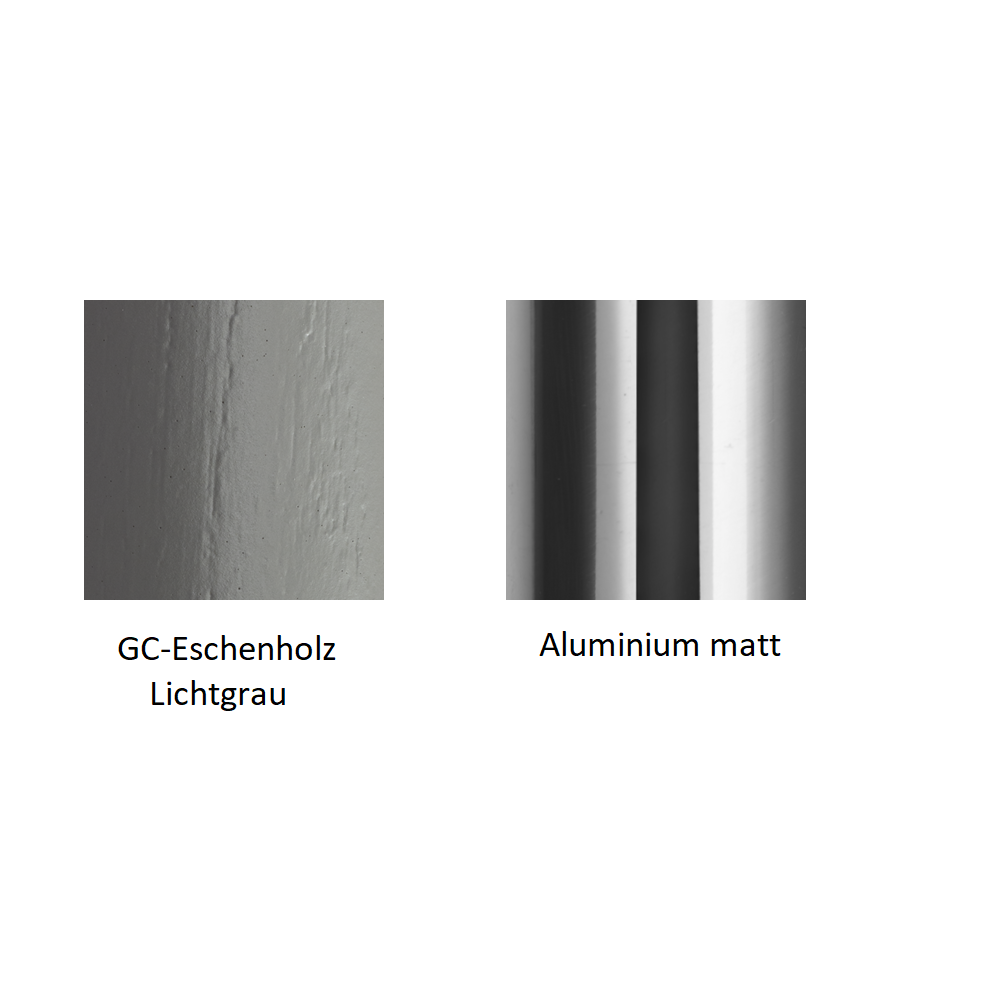 Pedrali Babila 2702 Barhocker-GC-Eschenholz Lichtgrau-Aluminium matt