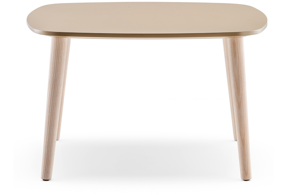Pedrali Malmö Couchtisch - 60x60 cm; H:36 cm-FR-Eschenholz Esche