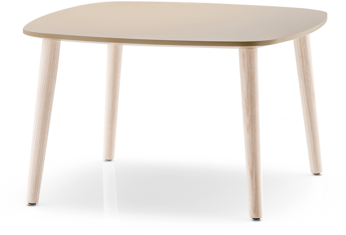 Pedrali Malmö Couchtisch - 60x60 cm; H:36 cm-FR-Eschenholz Esche