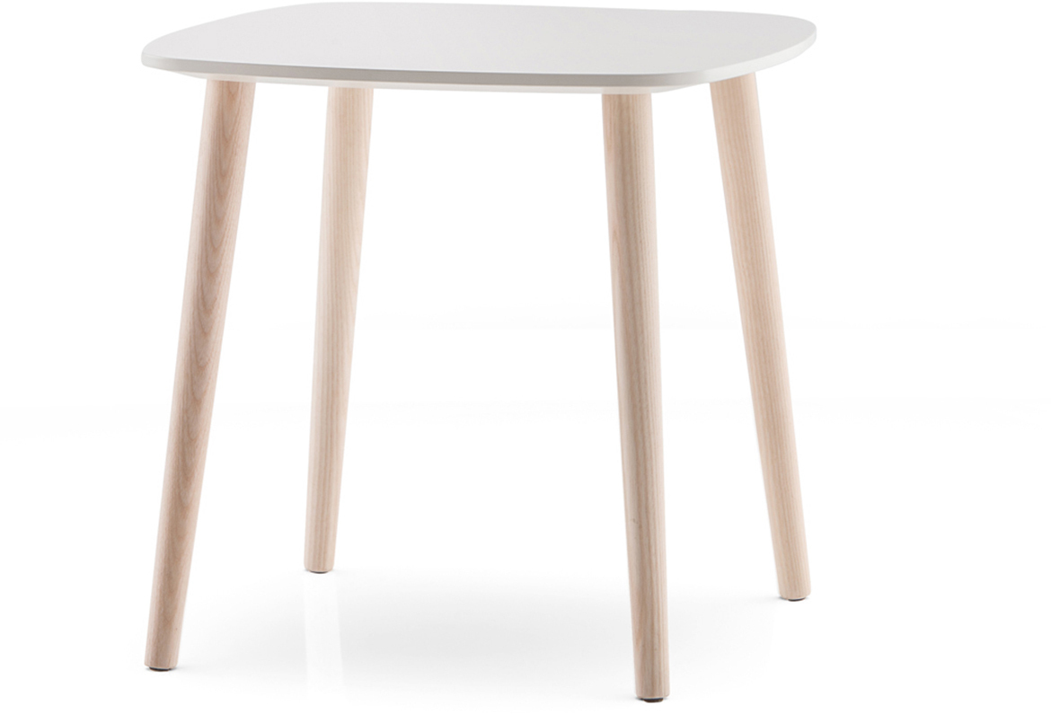 Pedrali Malmö Couchtisch - 50x50 cm; H:48 cm-CFP_BI-Kompaktplatte Weiss