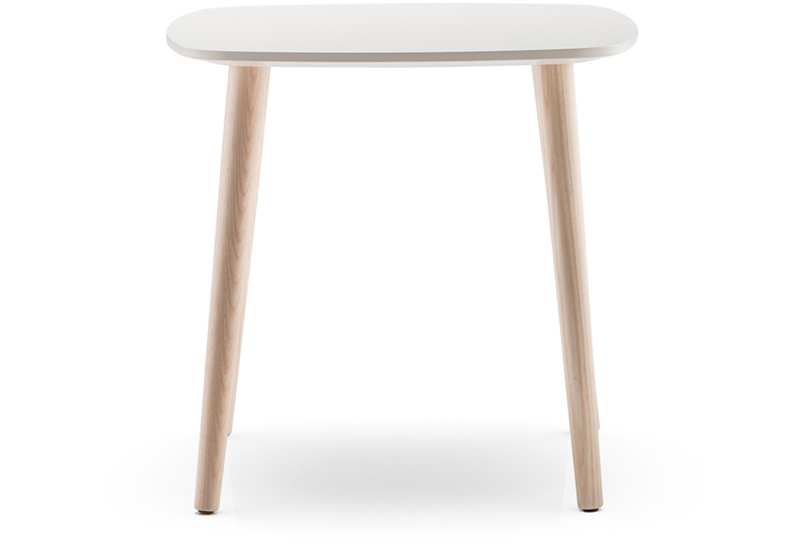 Pedrali Malmö Couchtisch - 50x50 cm; H:48 cm-CFP_BI-Kompaktplatte Weiss