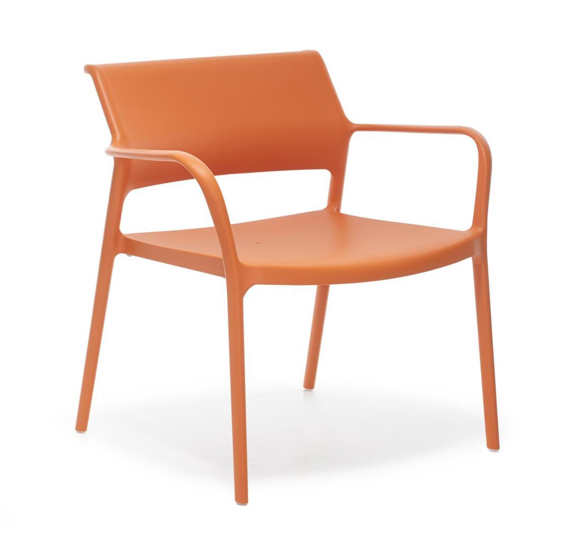 Pedrali Ara Lounge-AR-Polypropylen Orange