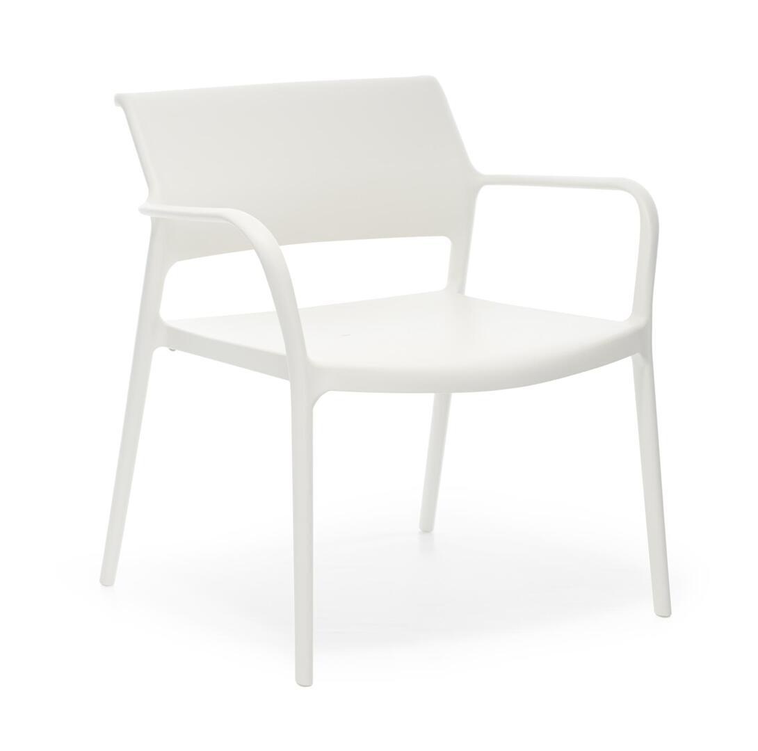 Pedrali Ara Lounge-BI-Polypropylen Weiß
