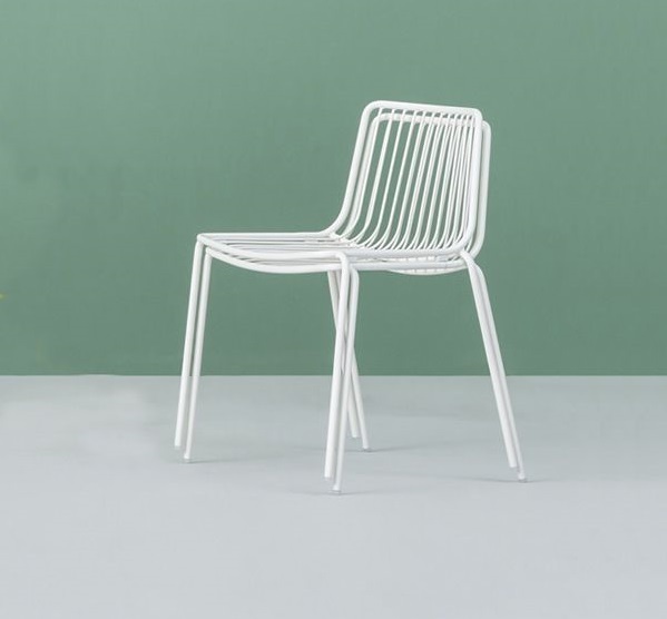 Pedrali Nolita-BI200E-Stahl Weiss-Niedrige