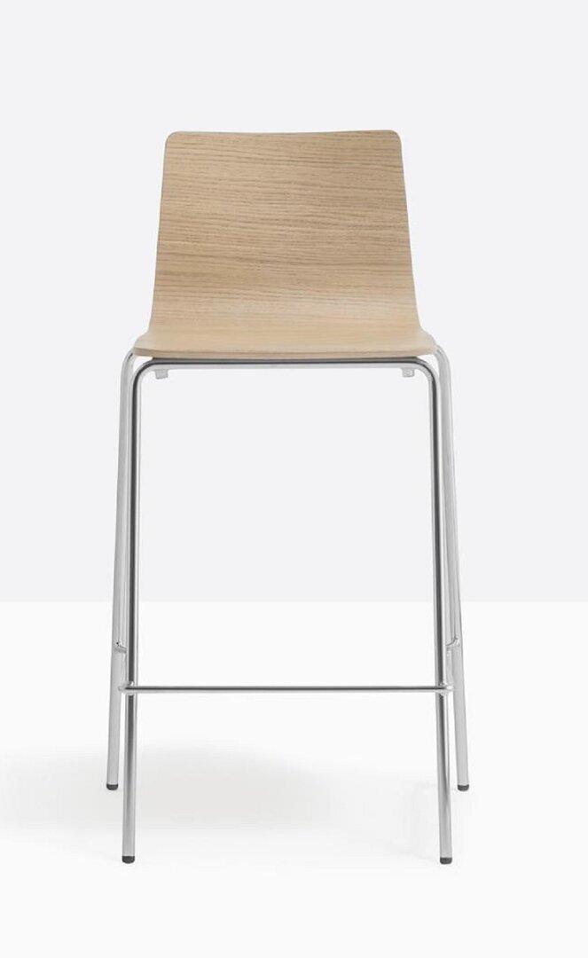 Pedrali Inga S Barhocker-CR-Stahl Verchromt-77 cm