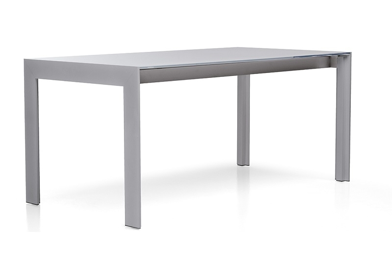 Pedrali Matrix tavolo-130x86-BI-Glasplatte Weiss