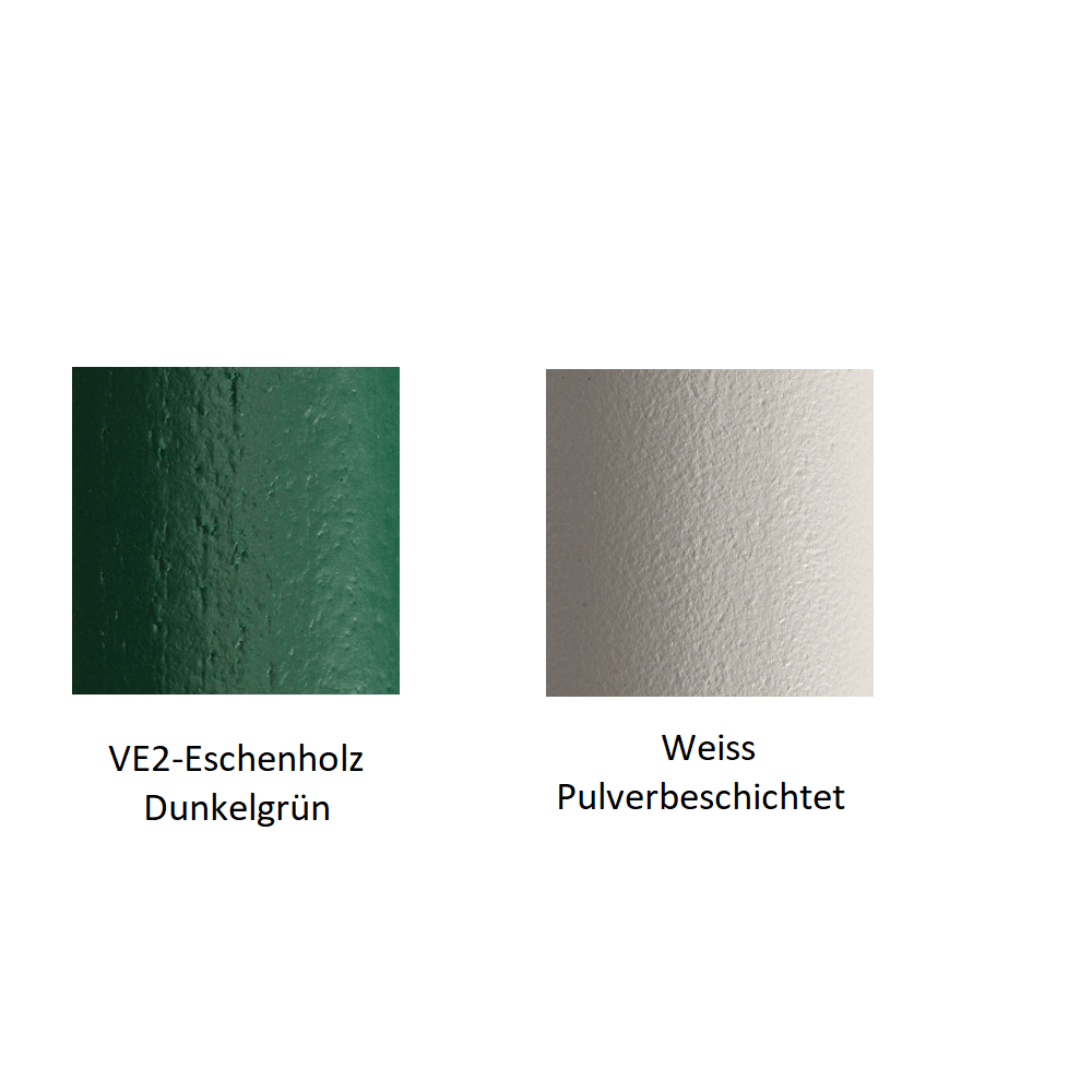 Pedrali Babila 2706-VE2-Eschenholz Dunkelgrün-Weiss Pulverbeschichtet