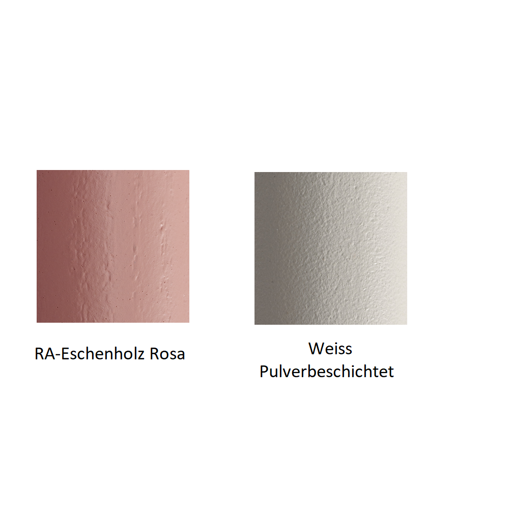 Pedrali Babila 2706-RA-Eschenholz Rosa-Weiss Pulverbeschichtet
