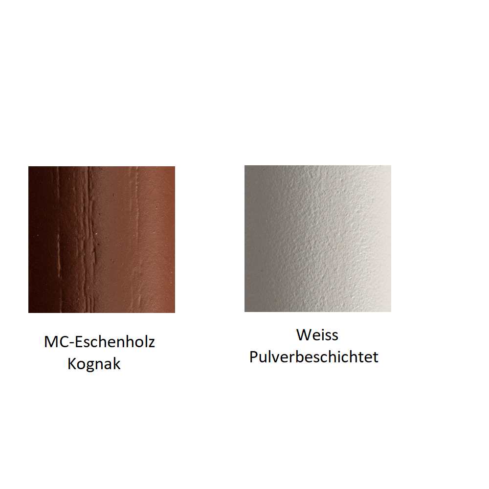 Pedrali Babila 2706-MC-Eschenholz Kognak-Weiss Pulverbeschichtet