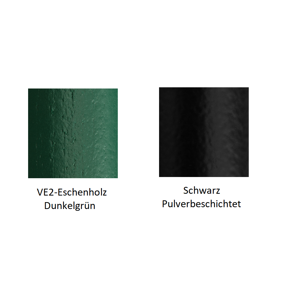Pedrali Babila 2706-VE2-Eschenholz Dunkelgrün-Schwarz Pulverbeschichtet