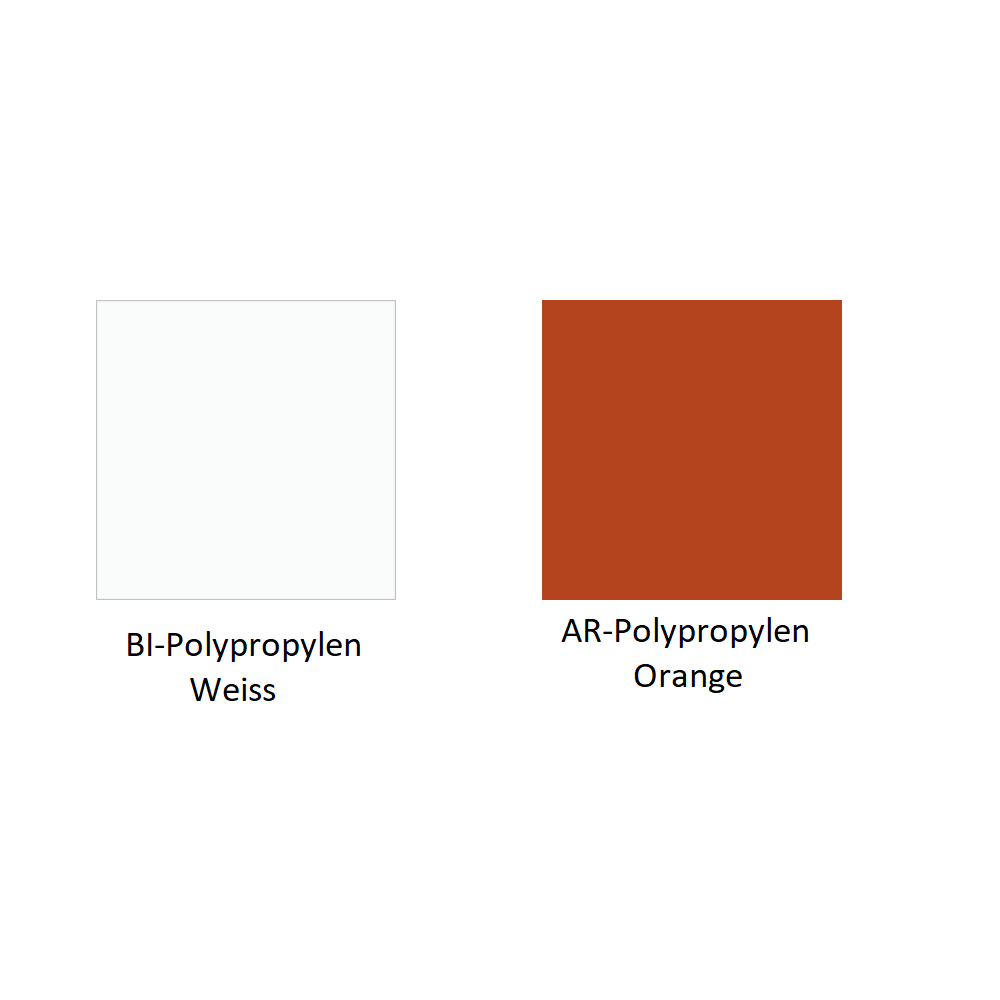 Pedrali Babila 2735-BI-Polypropylen Weiss-AR-Polypropylen Orange