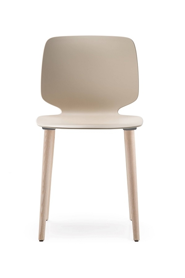 Pedrali Babila 2750-FR-Eschenholz Esche weiss-SA-Tecnopolymer Sand