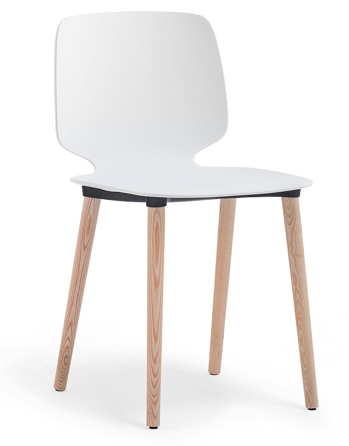 Pedrali Babila 2750-FR-Eschenholz Esche weiss-BI-Tecnopolymer Weiss