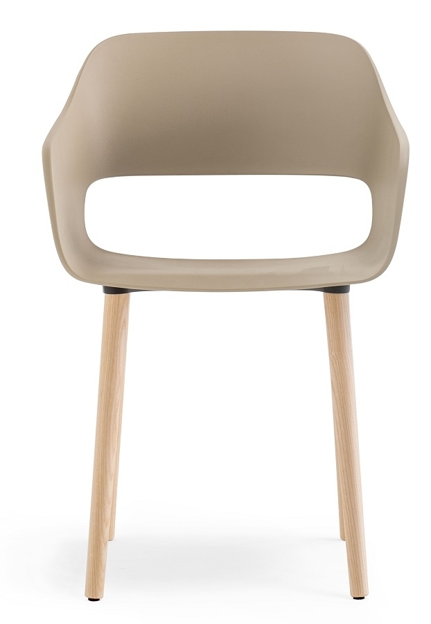 Pedrali Babila 2755-FR-Eschenholz Esche weiss-SA-Polypropylen Sand