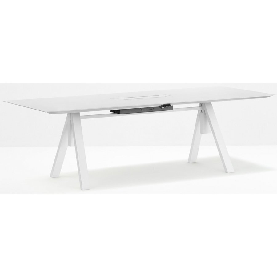 Pedrali Arki Adjustable Tisch - Bluetooth CFC_BI-Kompaktplatte Weiss
