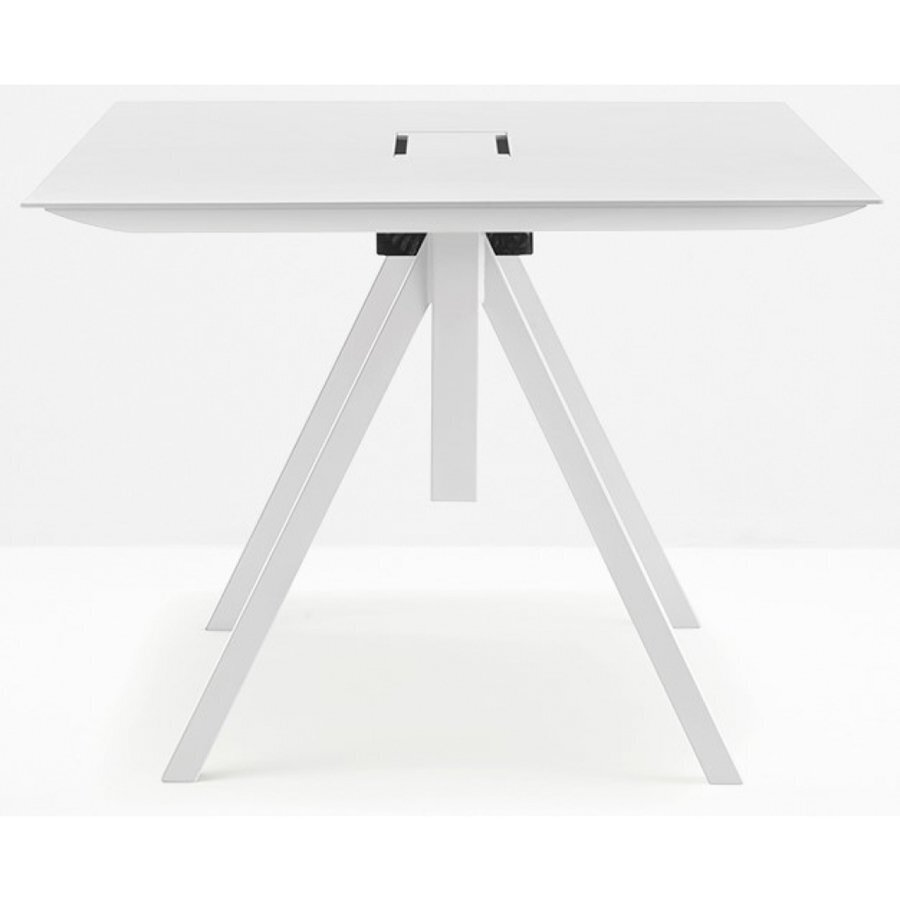 Pedrali Arki Adjustable Tisch - Bluetooth CFC_BI-Kompaktplatte Weiss