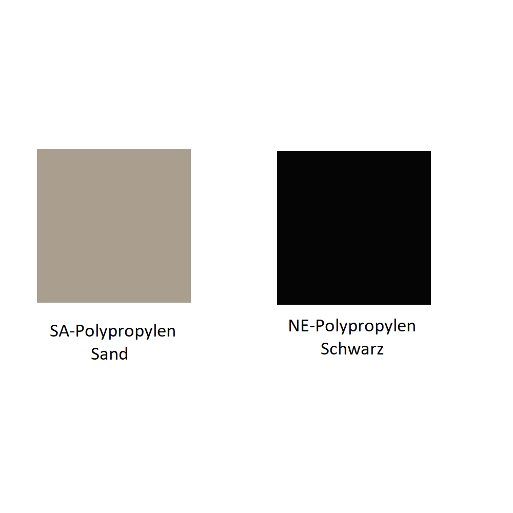 Pedrali Babila 2748 Barhocker-SA-Polypropylen Sand / NE-Polypropylen Schwarz