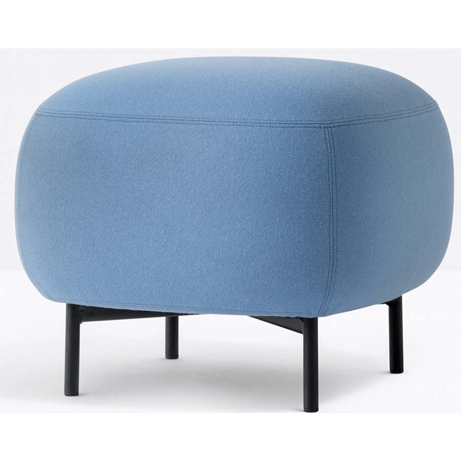 Pedrali Buddy 211 Pouf - E03-Samt Blau / Schwarz