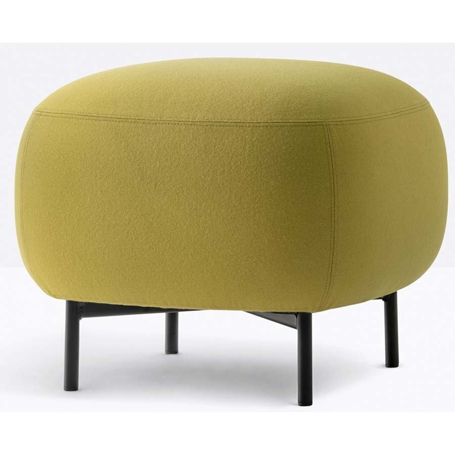 Pedrali Buddy 211 Pouf - E02-Samt Grün / Schwarz
