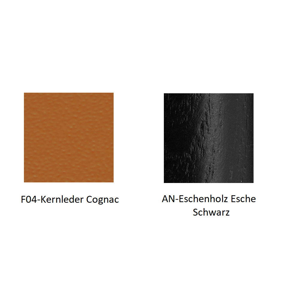 Pedrali Fox 3727 Stuhl-F04-Kernleder Cognac-AN-Eschenholz Esche Schwarz