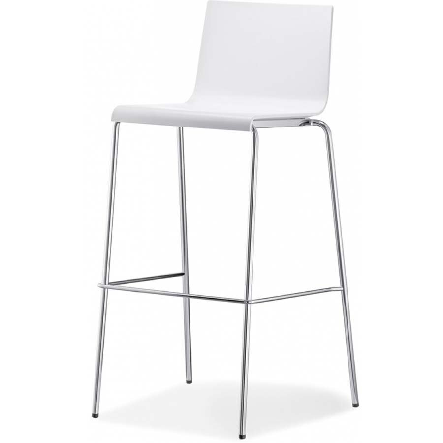 Pedrali Kuadra 1116 Barhocker-BI-Tecnopolymer Weiss