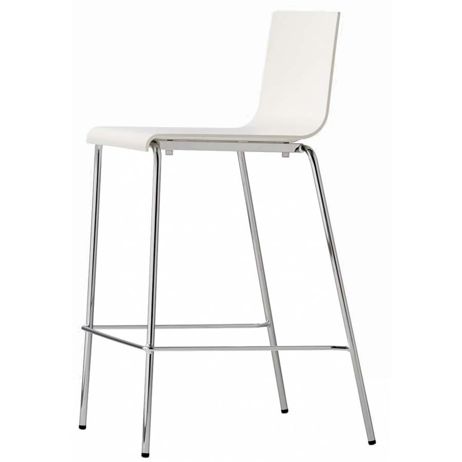 Pedrali Kuadra 1116 Barhocker-AV-Tecnopolymer Elfenbein