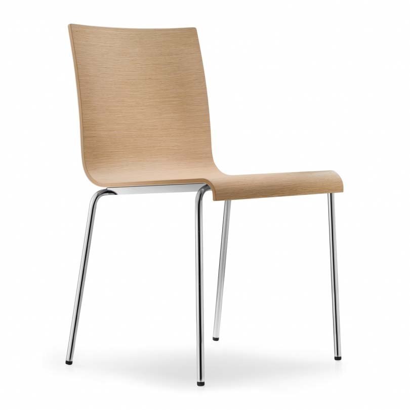 Pedrali Kuadra XL 2413 Stuhl-RS-Eichenholz Eiche natur