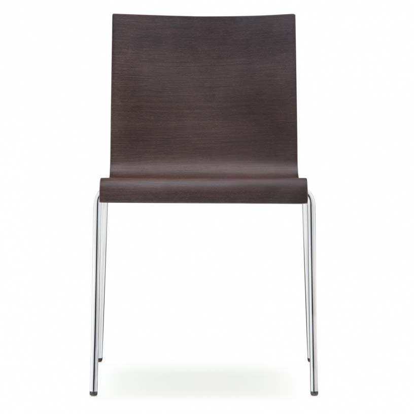Pedrali Kuadra XL 2413 Stuhl-W-Eichenholz Wenge