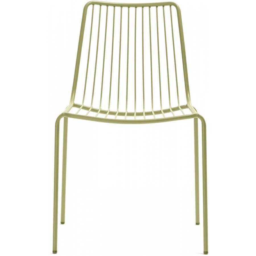 Pedrali Nolita 3651 Stuhl-VE100E-Stahl Hellgrün