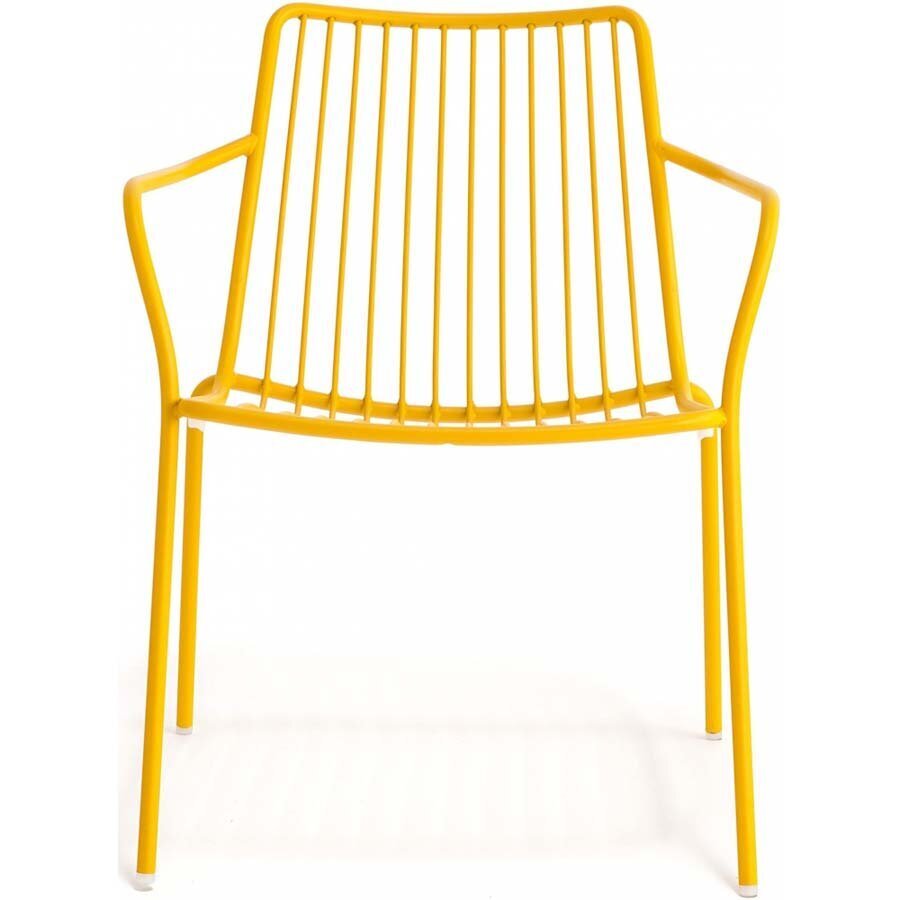 Pedrali Nolita 3659 Loungestuhl-GI100E-Stahl Gelb