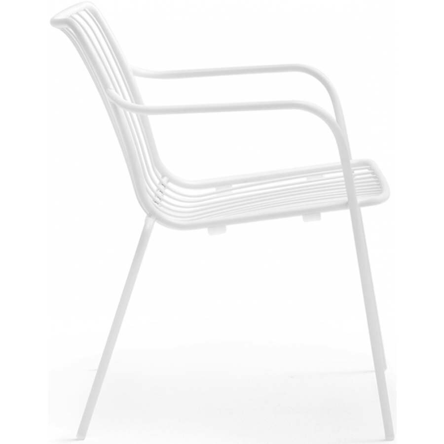 Pedrali Nolita 3659 Loungestuhl-BI200E-Stahl Weiss