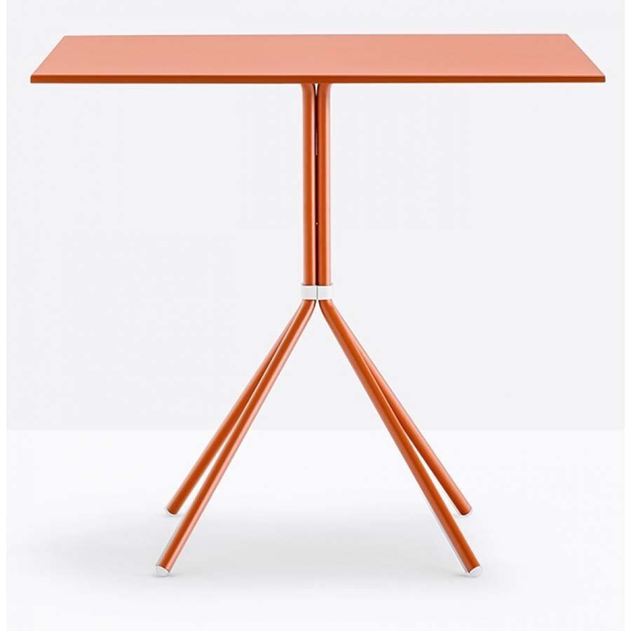 Pedrali Nolita 5454 Tisch 70x70 cm-RO400E-Stahl Rot