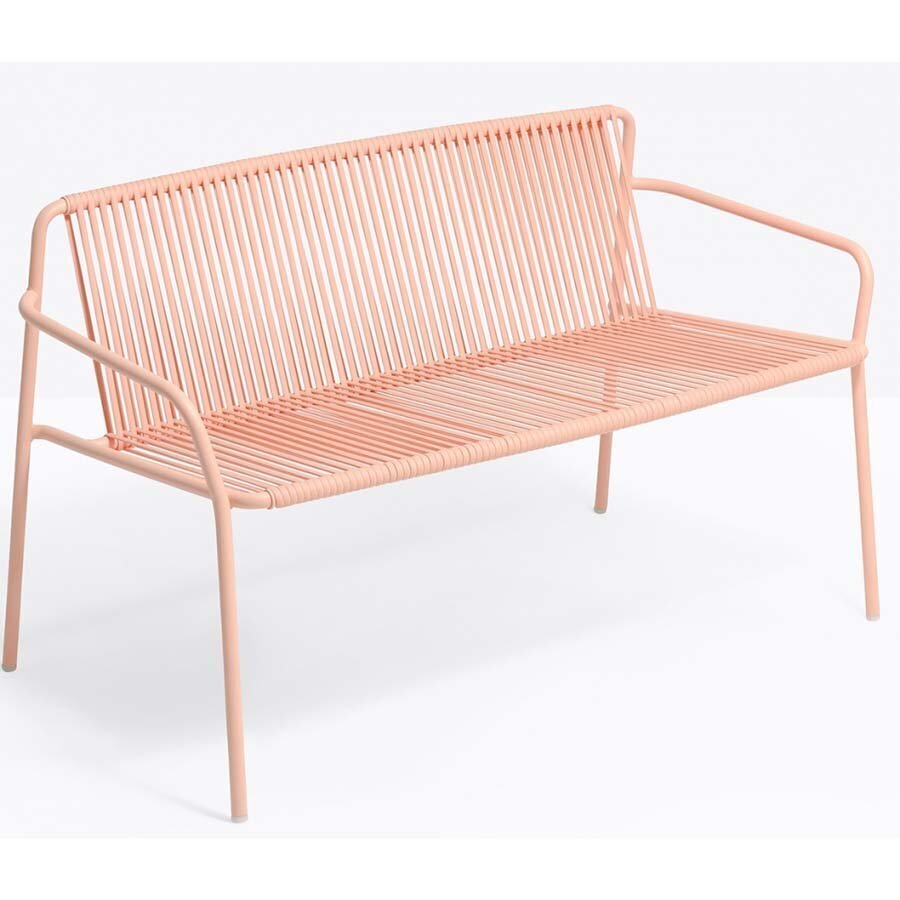 Pedrali Tribeca 3666 Lounge Sofa-RA100E-Stahl Rosa