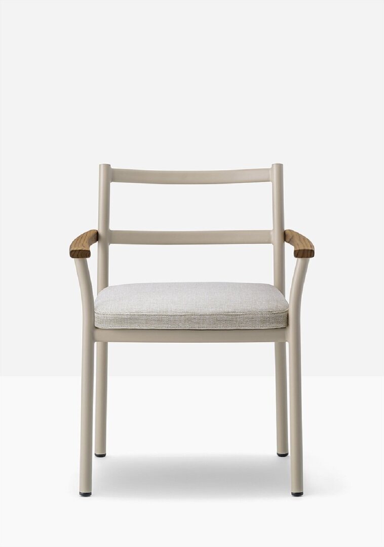 Pedrali Guinea 3694 - Outdoor Sessel - SA200E Sand / SA Sand - D130 White