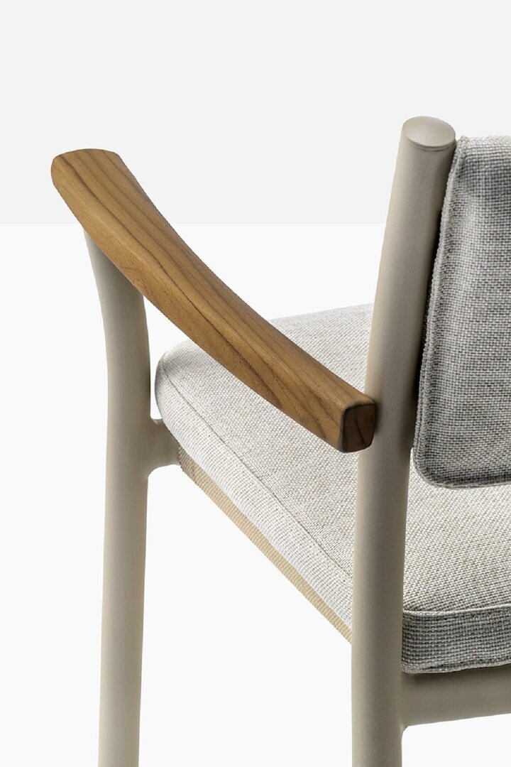 Pedrali Guinea 3694 - Outdoor Sessel - SA200E Sand / SA Sand - D130 White