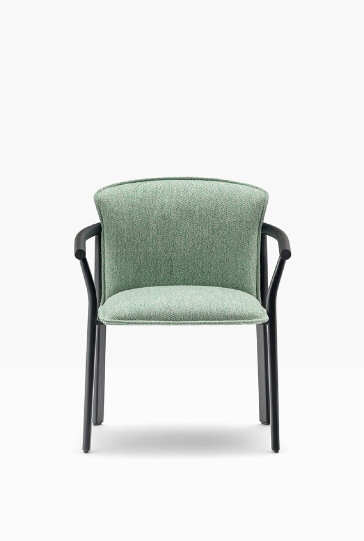 Pedrali Lamorisse 3686 - Sessel - AN Black - N36 Grün