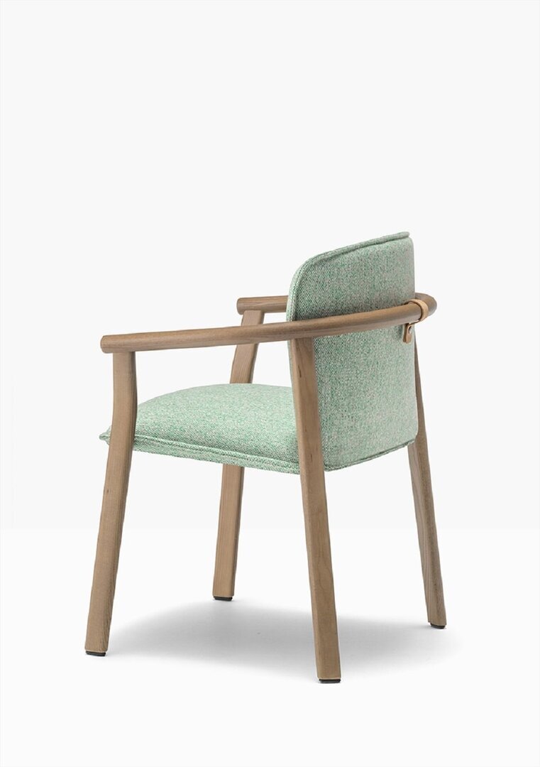Pedrali Lamorisse 3686 - Sessel - N1 Oak - N36 Grün
