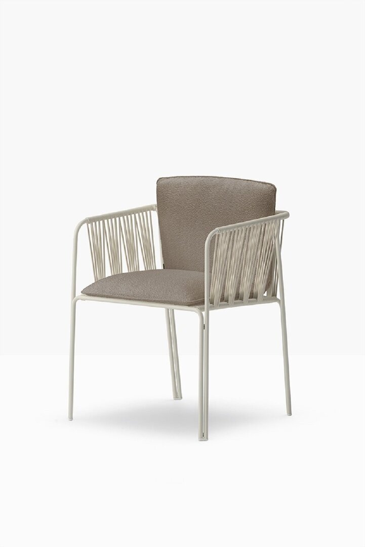 Pedrali Narì 6360 - Outdoor Sessel - BE100E Beige - D113 Brown