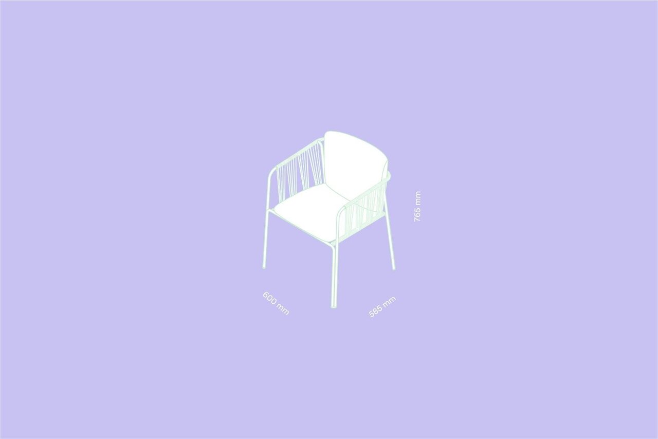 Pedrali Narì 6360 - Outdoor Sessel