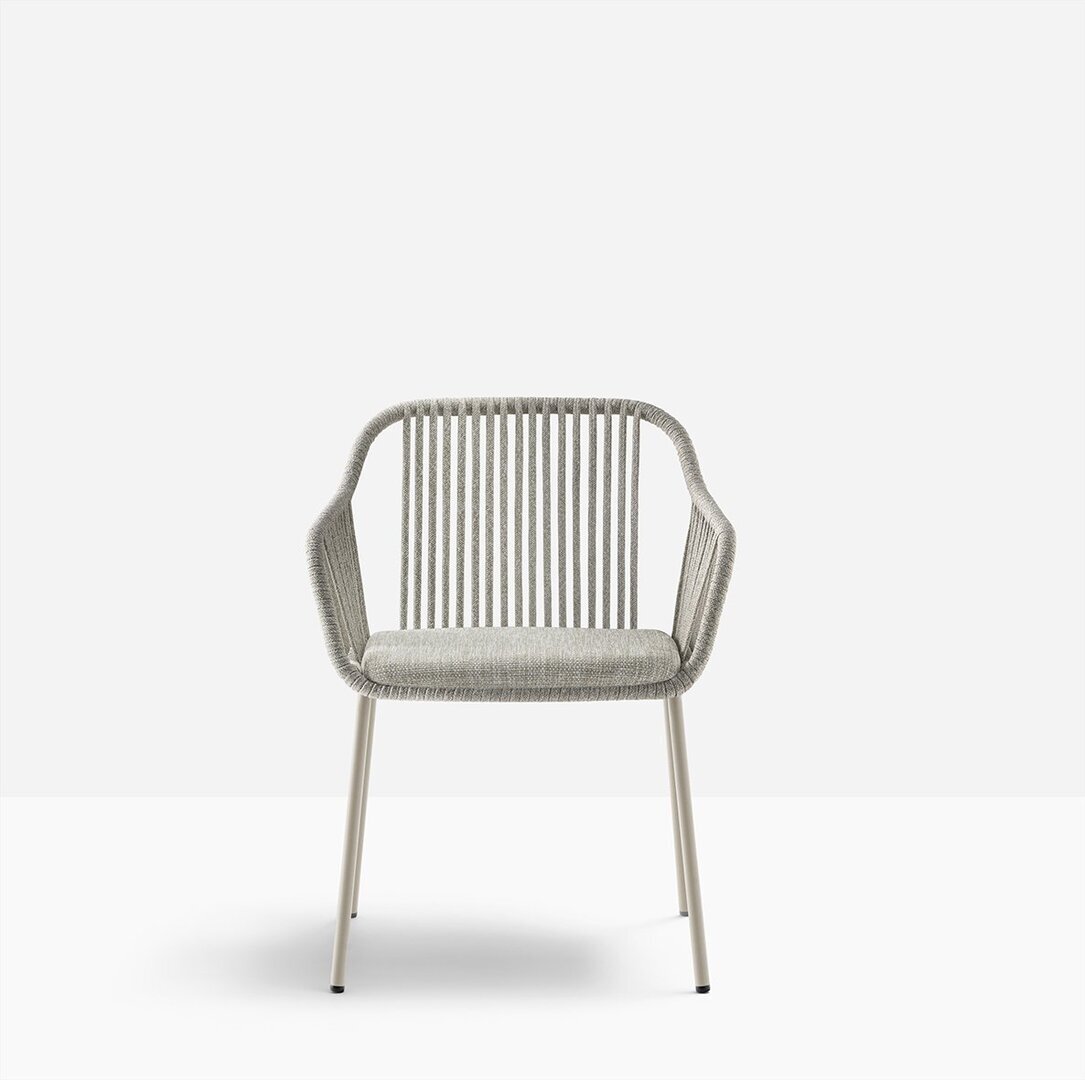Pedrali Babila Twist 2795 - Outdoor Sessel - BE100E Beige - D22 White