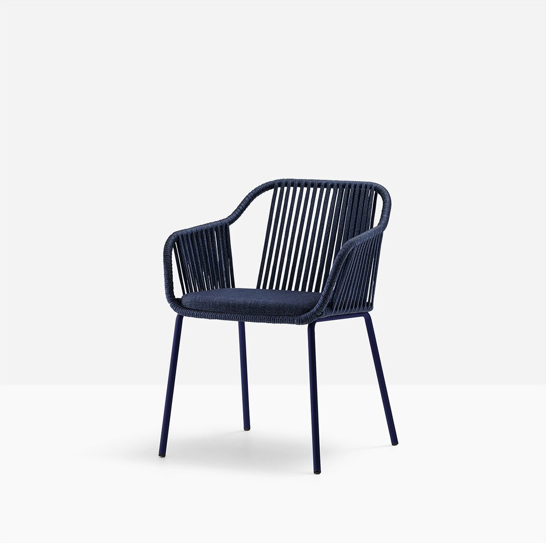 Pedrali Babila Twist 2795 - Outdoor Sessel - BL400E Dark Blue - D104 Dark Blue