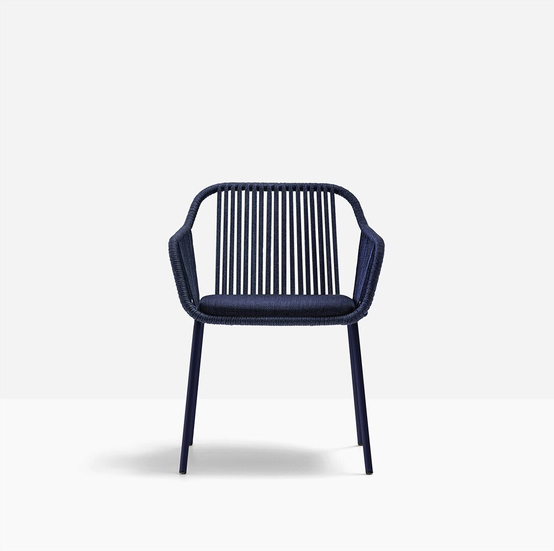 Pedrali Babila Twist 2795 - Outdoor Sessel - BL400E Dark Blue - D104 Dark Blue